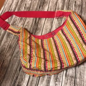 Crossbody / mailbag type colorful purse